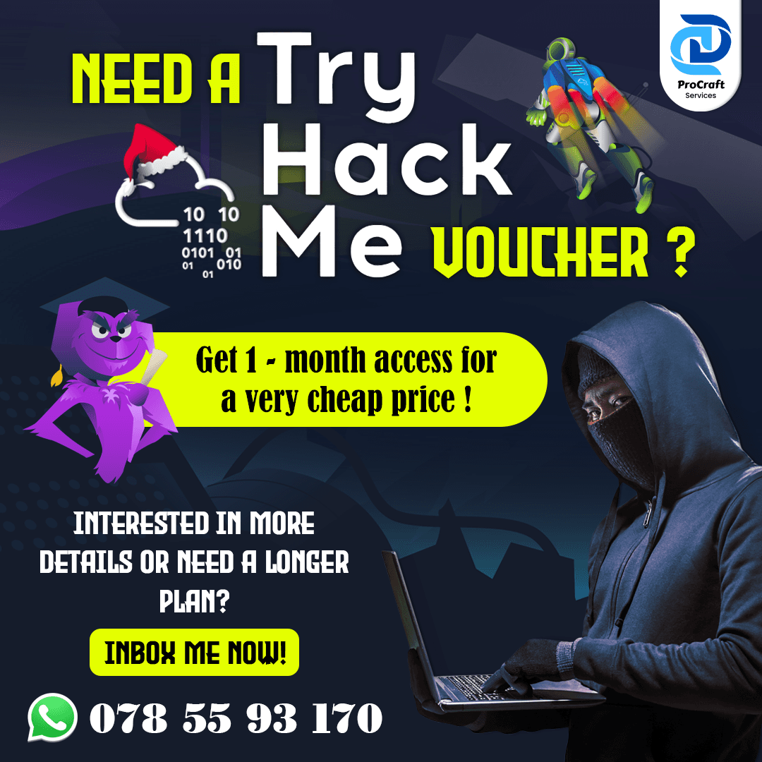 TryHackMe Voucher - 1 Year